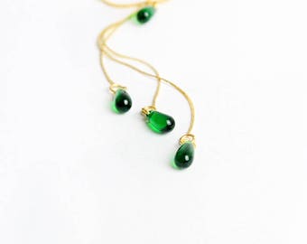 wedding necklace gifts/for/bridesmaids necklace green jewelry boho wedding emerald bridesmaids jewelry gifts green gold bridal necklace Y30
