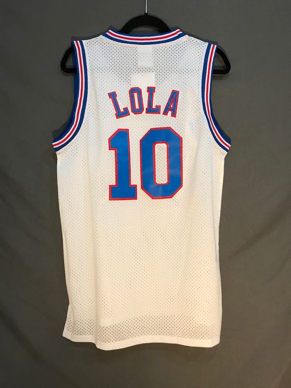 Lola Bunny Space Jam TuneSquad Jersey Stitched 10 1-3 day