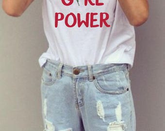 Girl Power, Girl Power Shirt, Girl Power Tshirt, The future is female, Girl Power Tee, Grl Pwr, Grl Pwr Shirt, Feminism Tee, Feminism Shirt