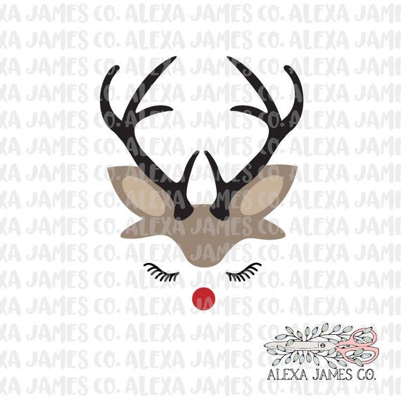 Download Reindeer Antler svg SVG Rudolph SVG Christmas svg Antler