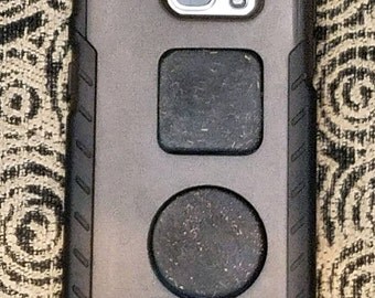 EMF Shield for Cell Phone Case - Orgonite® Protection Sticker - Wifi Radiation Blocker - Black Sun Orgone Small Square Button or Circle Disk