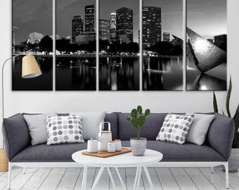 Los Angeles Wall Art los angeles canvas | etsy Los Angeles Wall Art los angeles canvas | etsy