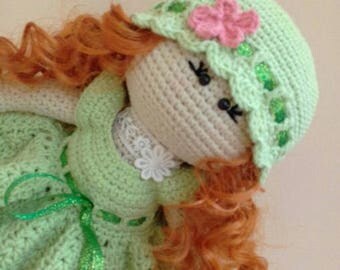 Crochet Doll PDF Pattern Amigurumi Doll Pattern Tilda Girl fairy