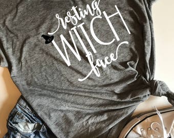 Resting witch face SVG, PDF, PNG, Dxf Design