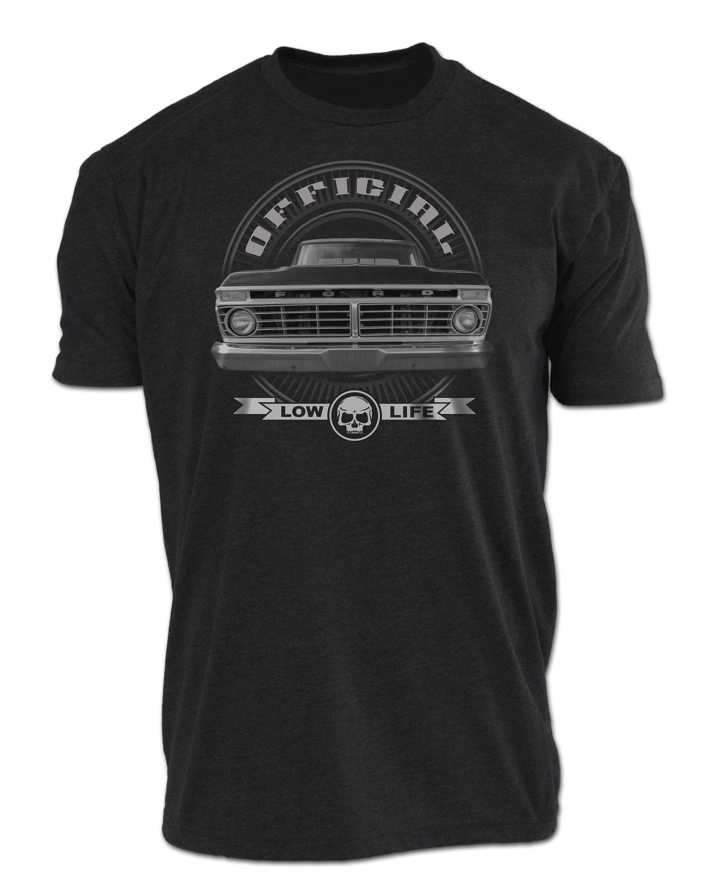 Ford Truck Low Life T-Shirt 1973-1975 Grill Tee F100-F350