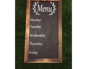 Made-To-Order 12x24" Chalkboard Signs- Kitchen Chalkboard Menu Sign