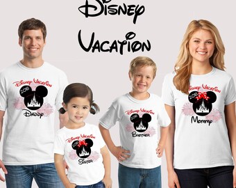 Matching Family Vacation tshirt, Disney Vacation Shirt shirt,Disney Trip Tshirt, Unisex Disney Shirt,Disney Shirt Custom family shirt Des110