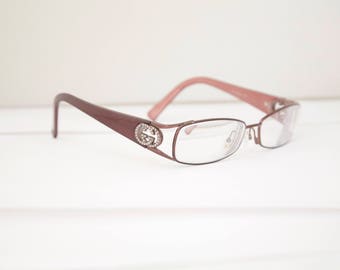 GUCCI Eyeglass Frames 1980s - 90s Optical frames Italy GG2811 /RH141