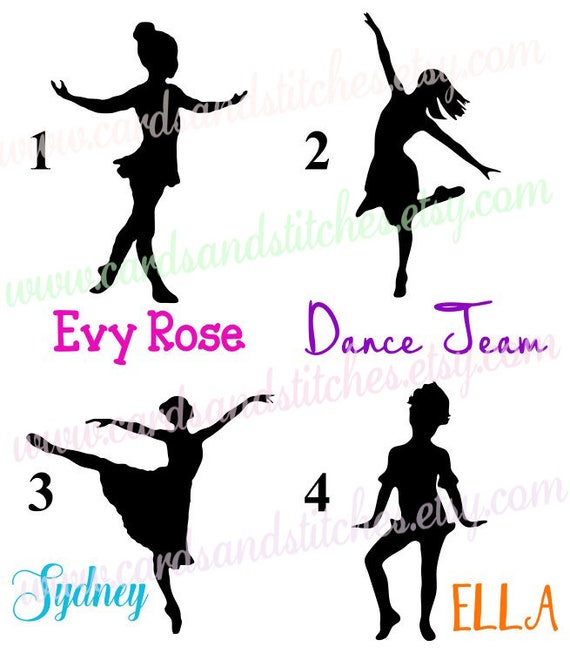 Dancer Decals Custom Dancer Decals Vinyl Decals Water