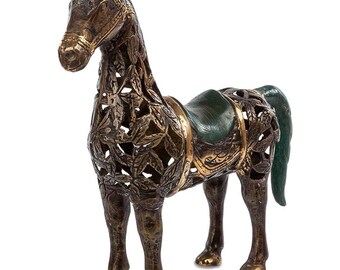 The figure of a horse bronze