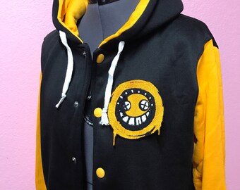 Junkrat Overwatch inspired Varsity Hoodie Jacket