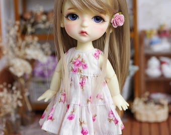 Lati Yellow/ Puki Fee - "Dreamy Blossom" Patchwork Dress - RoseFlower Color