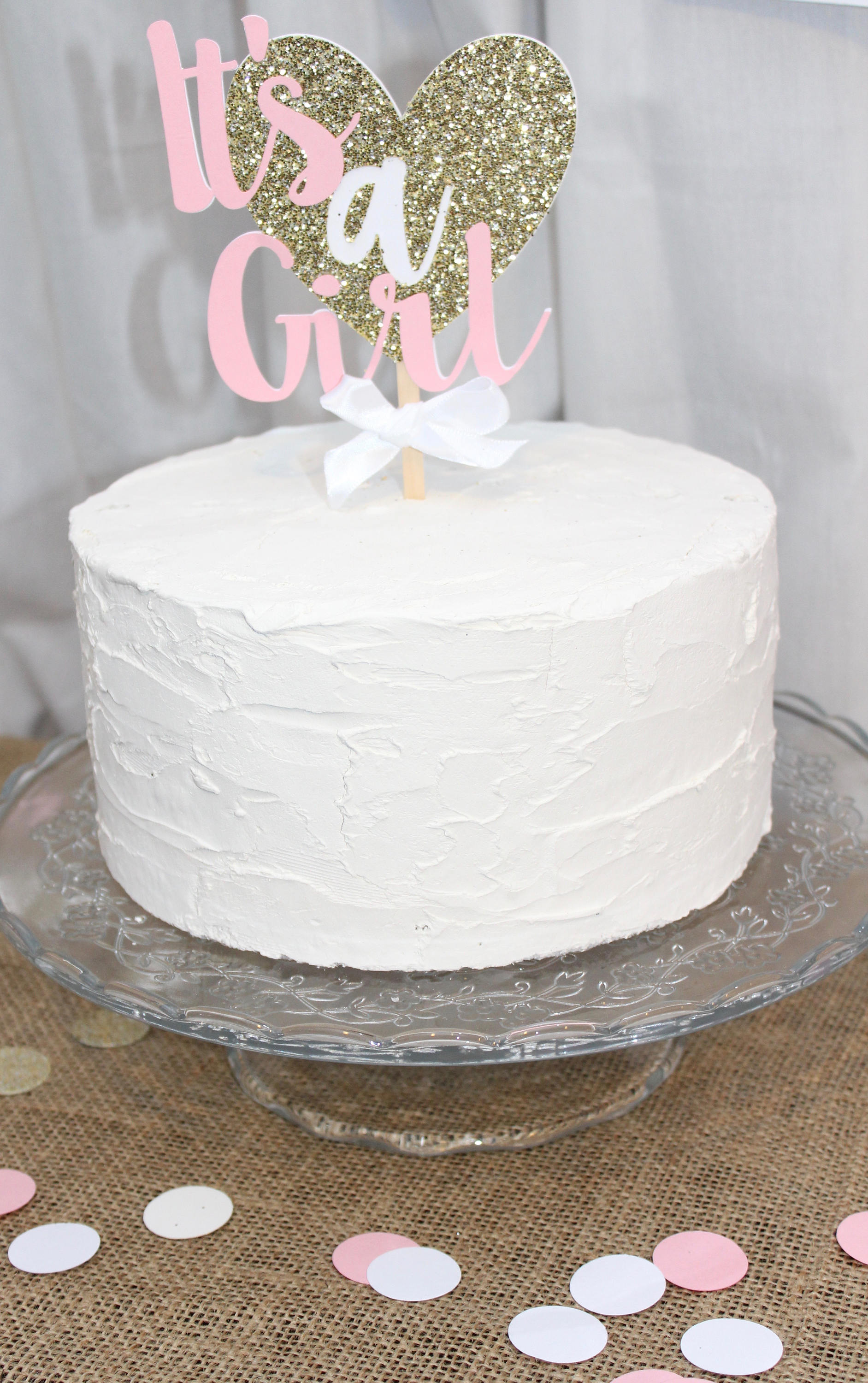 its a girl its a girl cake topper its a girl shower its a