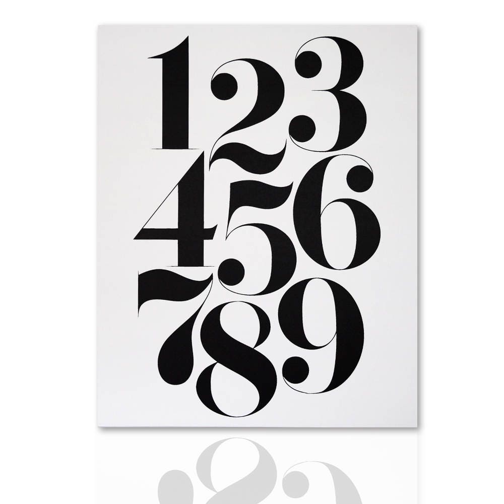 Modern Painting Numbers ready to hang picture for modern