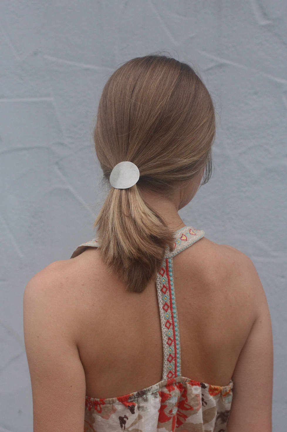 Rustic copper hair cuff tie boho chic hair accessories metal