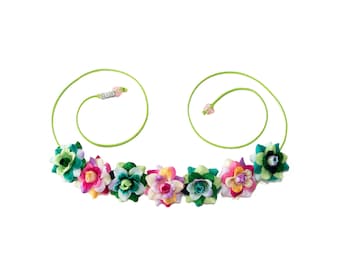 Te Fiti Flower Crown, Flower Headband, Te Fiti Costume, Moana Costume, Moana Dress, Moana Party, Moana Birthday, Cosplay Costume