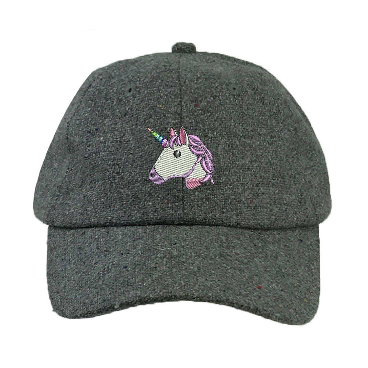 UNICORN Dad Hat Unicorn Emoji Rainbow Low Profile Fairy Tale