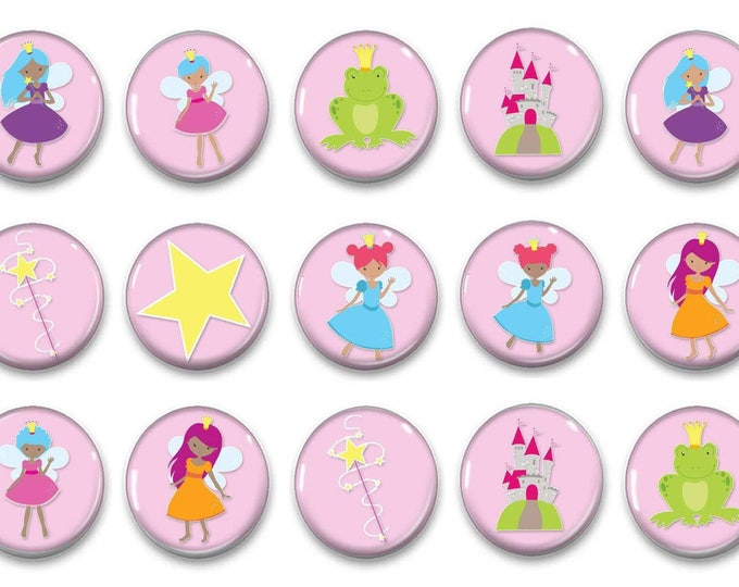 Magic Fairy play set - Fairy board game - Tic tac toe - Quiet toy - Stocking stuffer - Gifts for girls - Imagination Play Set
