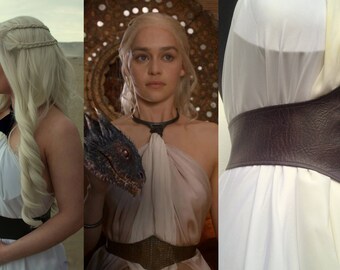 Daenerys Targaryen Yunkai Belt (BELT ONLY) Game of Thrones Cosplay Khaleesi Costume (Waist Measurements Needed. Dress NOT included)