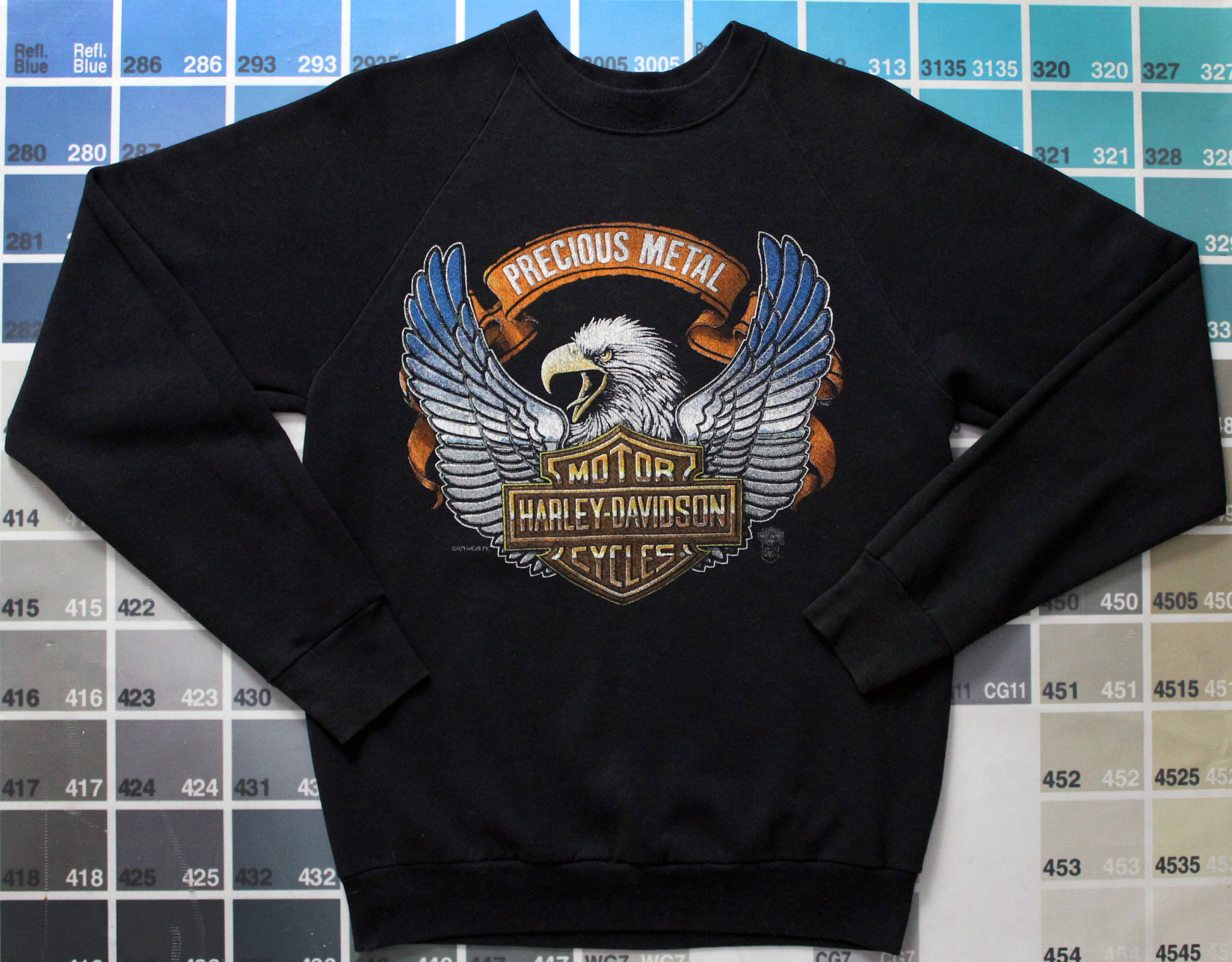 harley davidson cropped sweatshirt