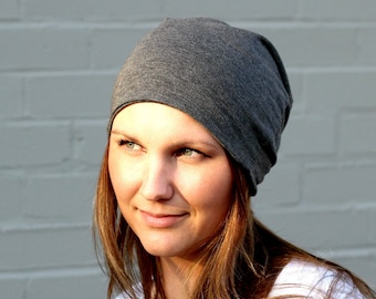 Womens Reversible Slouchy Beanie/ Womens Hat/ Hipster Beanie/Hipster Hat/Boho Beanie/ Slouchy Beanie/Slouch Hat/Minimalist