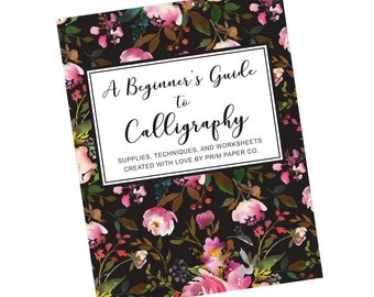Preorder - Beginner's Guide to Calligraphy, Calligraphy Kit, Supply Kit, Lettering Kit, Calligraphy Worksheets, Calligraphy Workbook