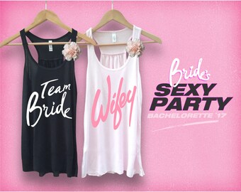 Bachelorette Party Shirts, Bride Squad Shirts, Bride Shirt Set, Funny Bachelorette Shirt, Maid Of Honor Shirt, Bridal Shower Gifts, Wedding