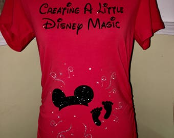 creating a little disney magic maternity shirt