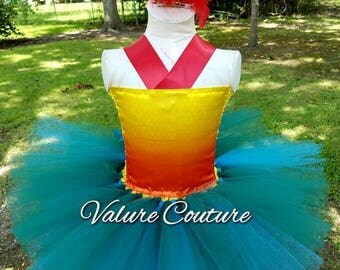 Chicken Bird Inspired Tutu Dress Facebook.com/ValureCouture Pinterest.com/ValureCouture ValureCouture.Etsy.com