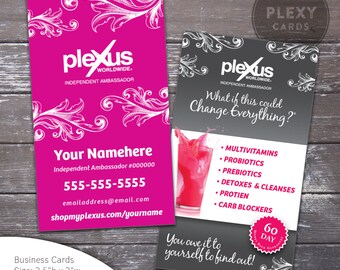 Fancy Plexus Business Cards - Printed and Shipped