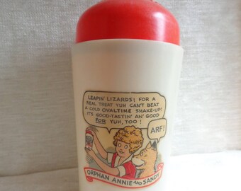 Vintage Orphan Annie's Ovaltine Shaker mug