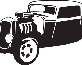 Muscle car decal | Etsy