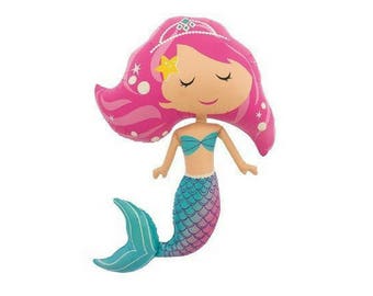 Mermaid Balloon | Princess Party Decorations | Little Mermaid Party | Little Mermaid Balloon | Under the Sea | Ariel Party | Princess Party