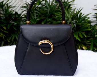 Vintage Cartier Panthere Classic Top Handle Bag