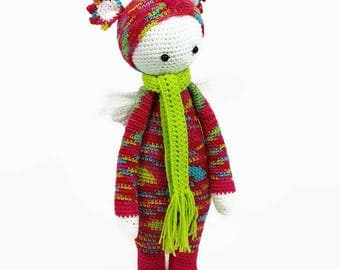 Lalylala dragon doll - Lalylala Dinosaur Doll - Stuffed Crochet Dragon - Stuffed Crochet Dinosaur - Crochet Doll-amigurumi Doll
