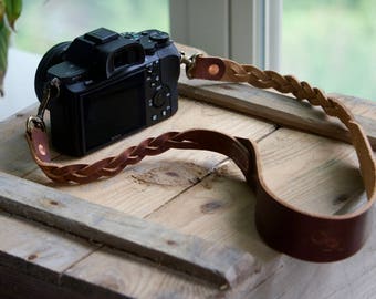 Camera Strap, Leather Camera Strap, Handmade Camera Strap, Horween Leather