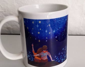 Mug "see falling stars - derived from my canvas