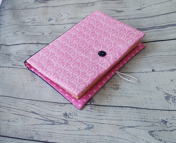 Fabric book cover, journal cover, notebook cover, bible book cover, book protector, journal reusable book cover, traveler book cover