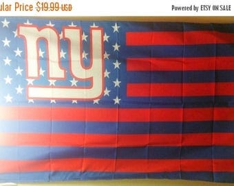 PRE-SEASON SALE 30% Off New York Giants, Giants Nation Flag or Banner 3' x 5'