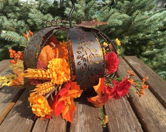 fall centerpiece / pumpkin centerpiece /autumn decor