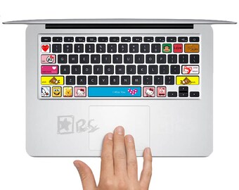 Macbook keyboard sticker ** Cute Cartoon Aninal ** Macbook Pro Stickers/Mac Decal/Mac Sticker for Apple Laptop/Macbook Pro Air
