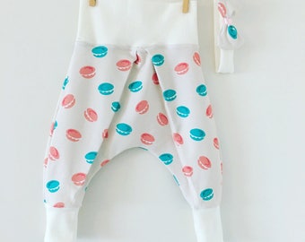 Together sarouel Macarons mint and baby pink