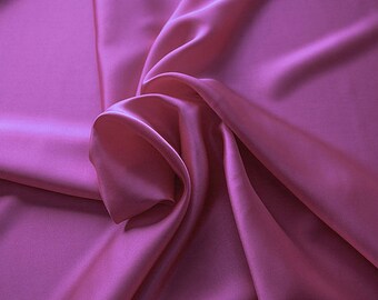 1712-130 - Crepe Satin silk 100%, width 135/140 cm, made in Italy, dry cleaning, weight 100 gr