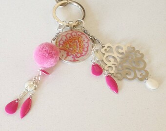 Handbag style pink baroque