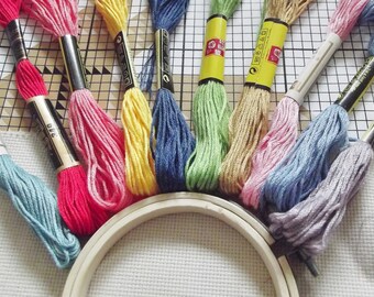 Embroidery thread | Etsy