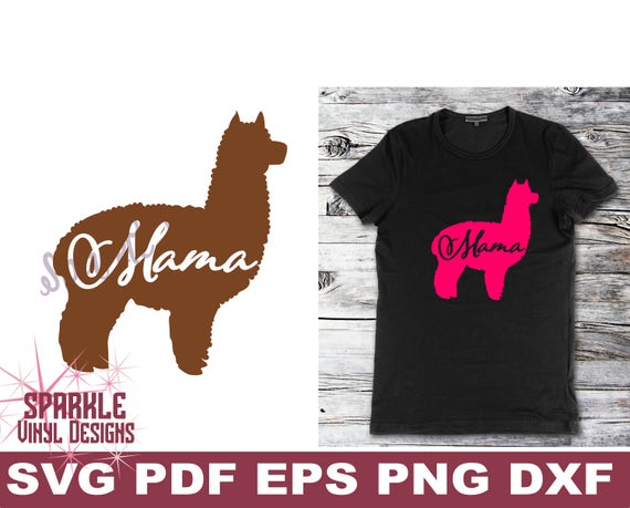 Download Mama llama svg llama svg llama printable llama mama svg