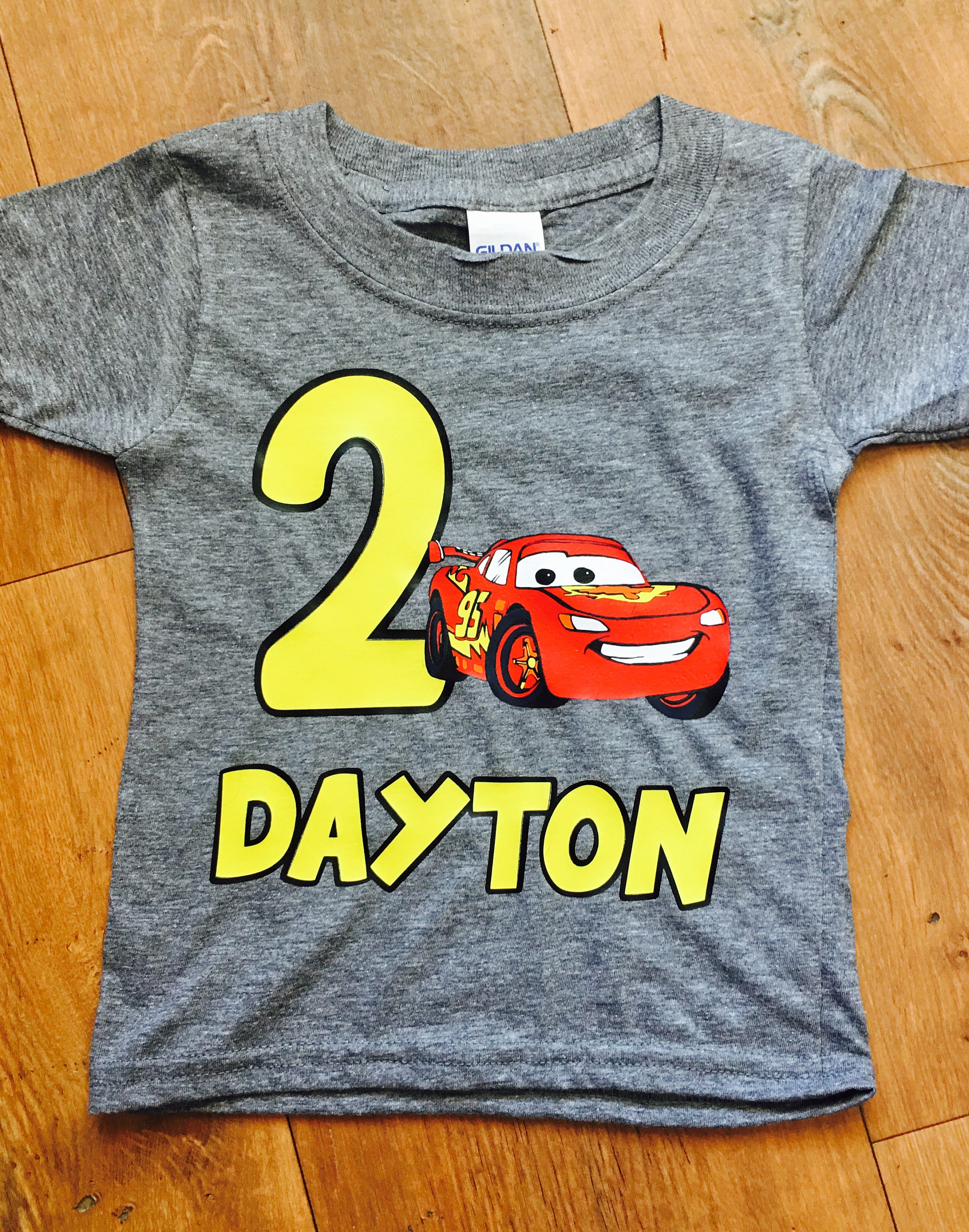 lighting mcqueen birthday shirt