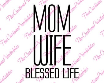 Download Blessed life | Etsy