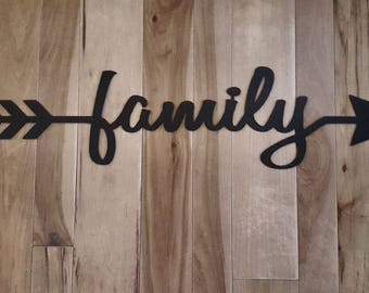 Family Metal Wall Art metal family sign | etsy Family Metal Wall Art metal family sign | etsy