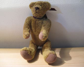 Antique English bear, everything is moveable, 17.5 cm ... 1910/20